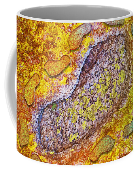 Imaginary Lands Coffee Mug featuring the digital art Walkabout by Becky Titus