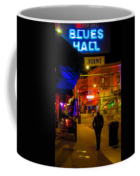 Memphis Coffee Mug featuring the photograph Walking in Memphis by Jeff Kurtz
