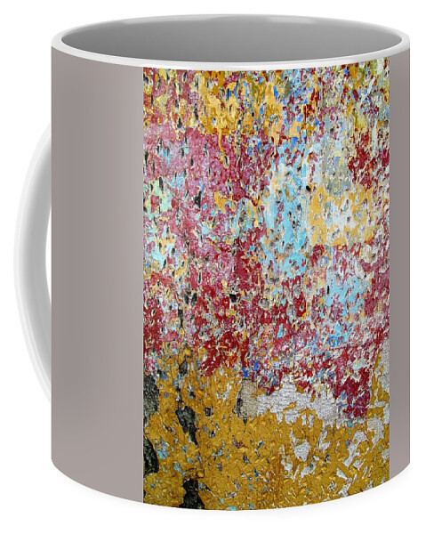Texture Coffee Mug featuring the photograph Wall Abstract 123 by Maria Huntley