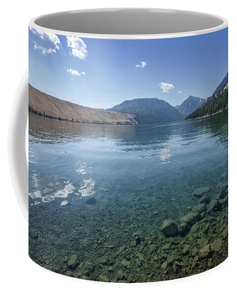 Wallowa Mountains Coffee Mug featuring the photograph Wallowa Lake No.2 by Margaret Pitcher