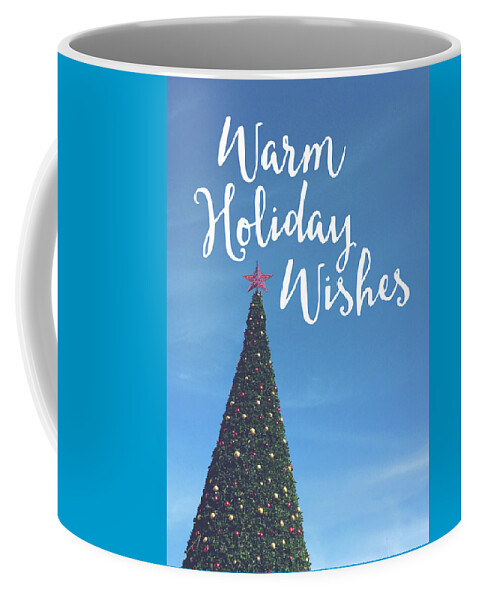 Holiday Coffee Mug featuring the photograph Warm Holiday Wishes- Art by Linda Woods by Linda Woods