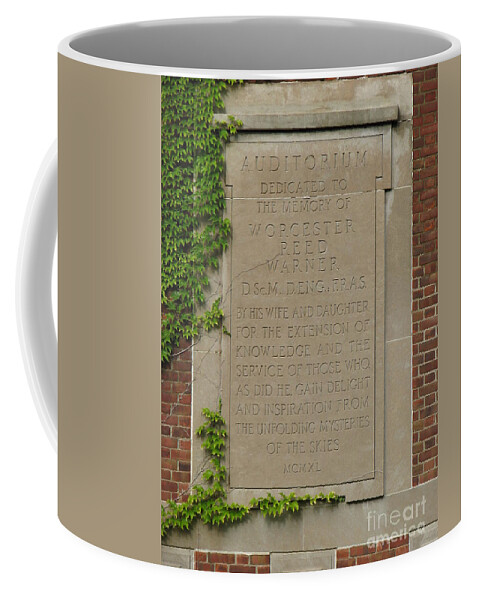 Warner And Swasey Observatory Coffee Mug featuring the photograph Warner Auditorium by Michael Krek