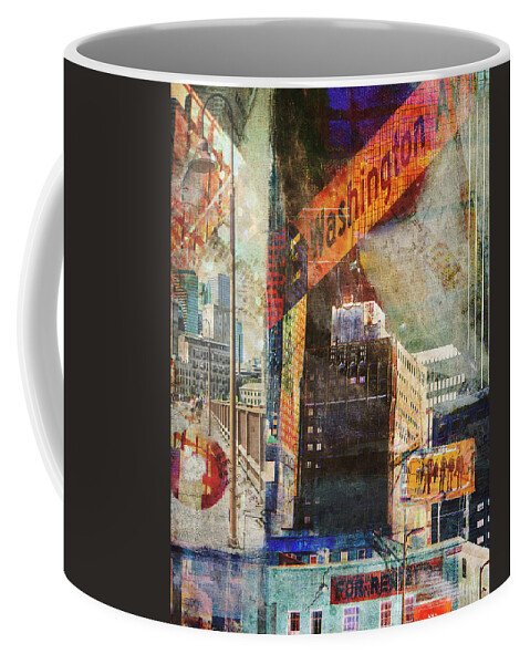 Minnesota Coffee Mug featuring the digital art Washington Ave. 2 by Susan Stone