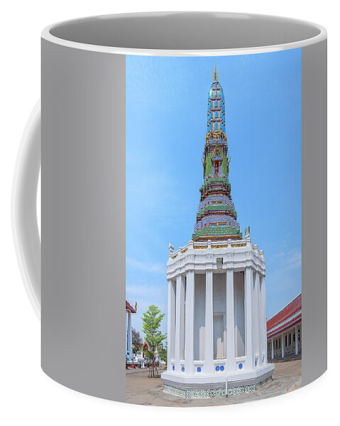 Scenic Coffee Mug featuring the photograph Wat Intharam Phra Prang East DTHB2093 by Gerry Gantt