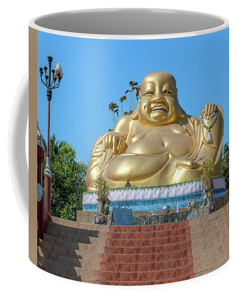 Scenic Coffee Mug featuring the photograph Wat Piyaram Wealth Luck Buddha Shrine DTHCM1233 by Gerry Gantt