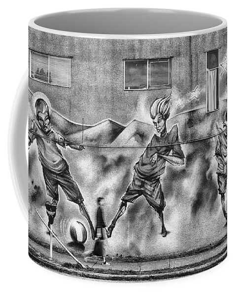 Vancouver Coffee Mug featuring the photograph Watch Where You're Walking by Theresa Tahara