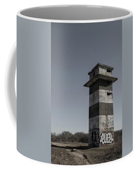 Tower Fort Cape Cod Ma Mass Massachusetts Outside Outdoors Watch Watchtower Coffee Mug featuring the photograph Watching by Brian Hale