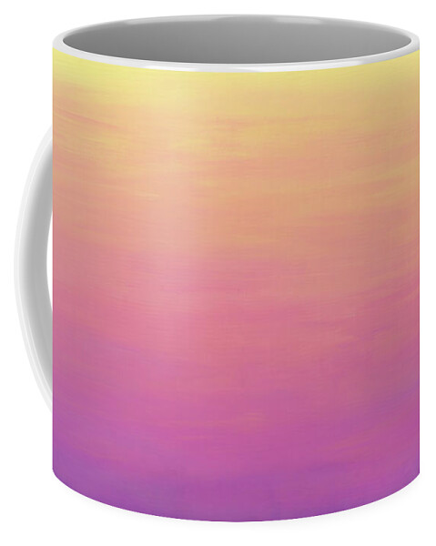 Sunset Coffee Mug featuring the painting Water at Sunset by James W Johnson