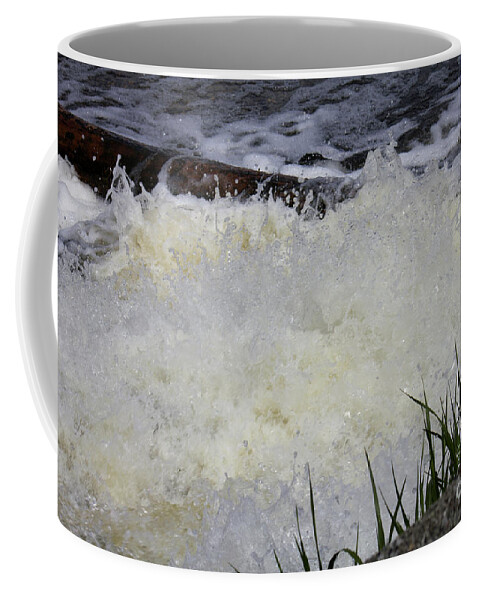 Crow Habitat Coffee Mug featuring the photograph Water Bubbling by Donna L Munro