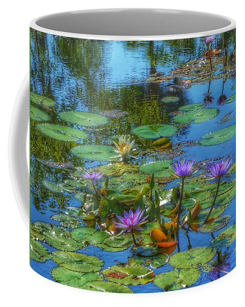 Alligators Coffee Mug featuring the photograph Water Lilies I by Kathi Isserman