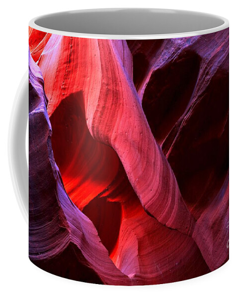 Purple Rocks Coffee Mug featuring the photograph Water Sculpted Majesty by Adam Jewell