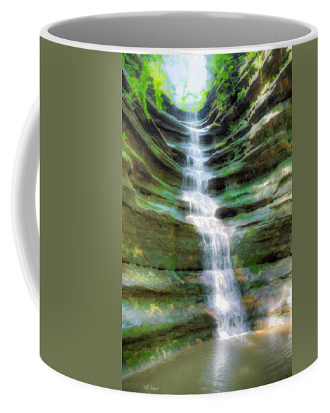 Chicago Coffee Mug featuring the photograph Water Steps by Will Wagner