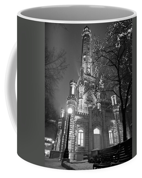 Photography Coffee Mug featuring the photograph Water Tower Chicago Il by Panoramic Images