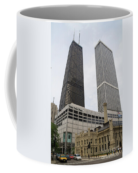 Chicago Coffee Mug featuring the photograph Water Tower Place and Company by David Levin