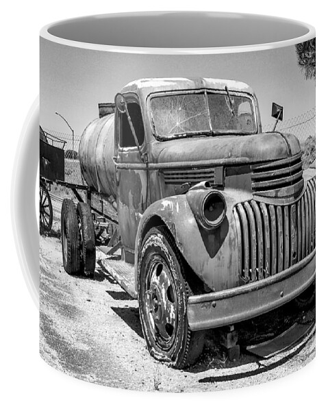 Old Truck Coffee Mug featuring the photograph Water Truck - Chevrolet by Gene Parks