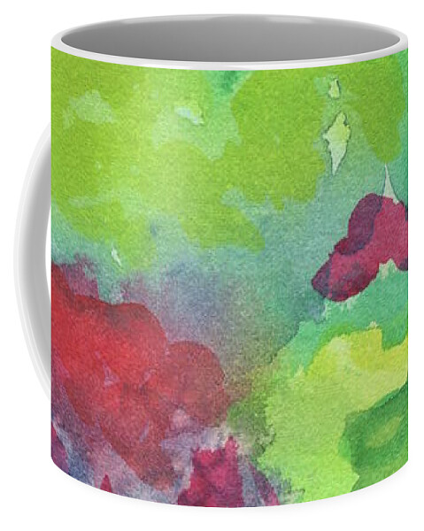 Watercolors Coffee Mug featuring the painting Watercolor Abstract 2 by Marcy Brennan