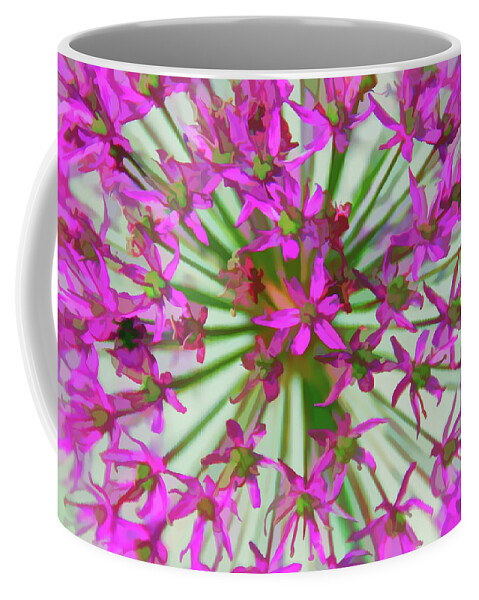 Flower Coffee Mug featuring the photograph Watercolor Purple Starlight by Aimee L Maher ALM GALLERY