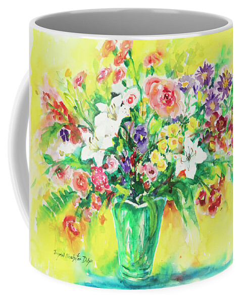 Flowers Coffee Mug featuring the painting Watercolor Series 167 by Ingrid Dohm