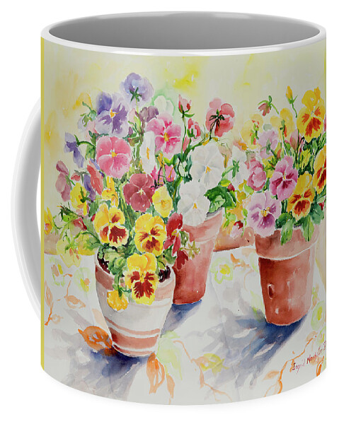 Flowers Coffee Mug featuring the painting Watercolor Series 174 by Ingrid Dohm