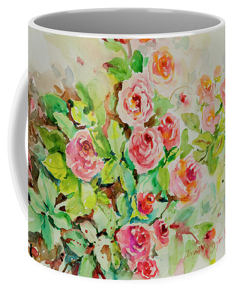 Floral Coffee Mug featuring the painting Watercolor Series 202 by Ingrid Dohm