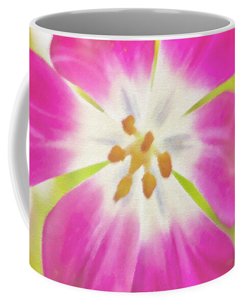 Tulip Coffee Mug featuring the photograph Watercolor Tulip by Inspired Arts