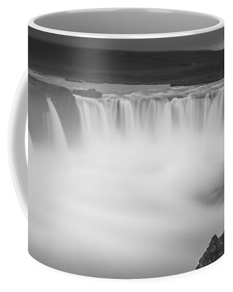 Water Coffee Mug featuring the photograph Waterfall Of The Gods Iceland by Gunnar Orn Arnason