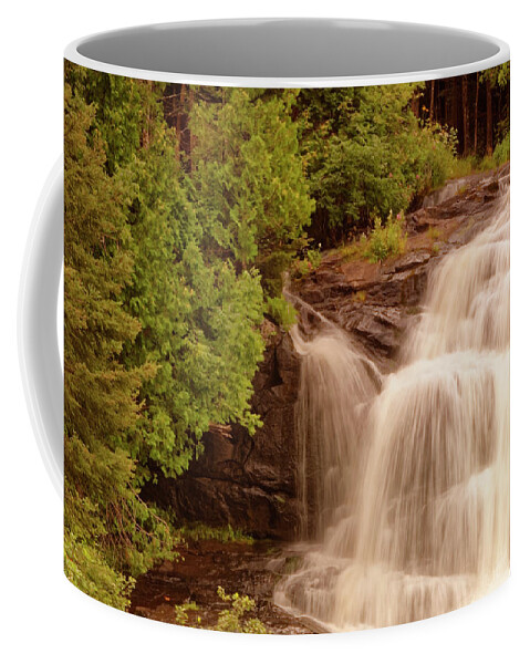 Waterfall Coffee Mug featuring the photograph Waterfall by Peter Ponzio