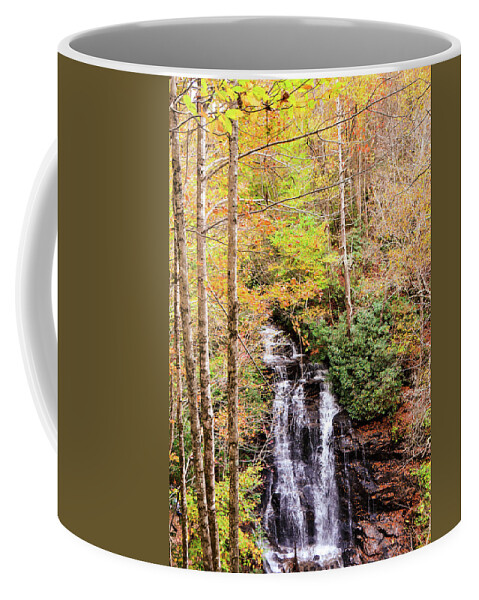 Waterfall Coffee Mug featuring the photograph Waterfall waters by Chuck Brown