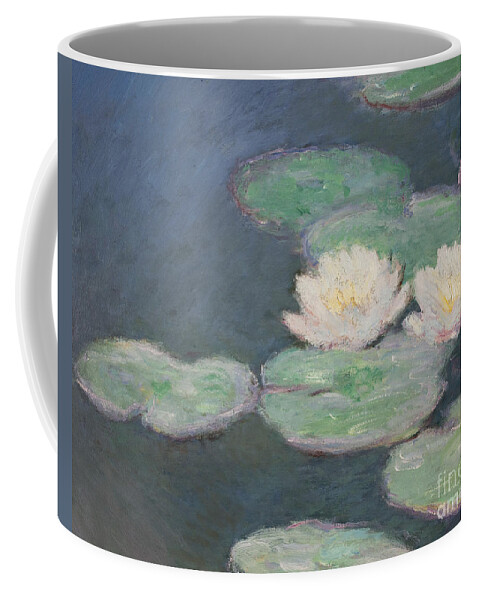 Waterlilies Coffee Mug featuring the painting Waterlilies by Claude Monet