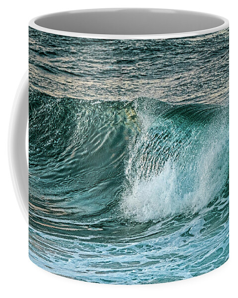 Wave Coffee Mug featuring the photograph Wave Break by Catherine Reading