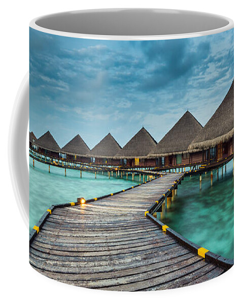 Amazing Coffee Mug featuring the photograph Way To Luxury 2x1 by Hannes Cmarits