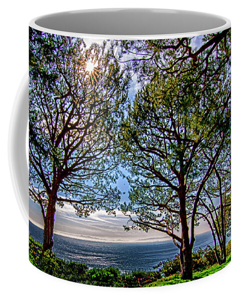 Vista Coffee Mug featuring the photograph Wayfarer's Ocean View by Joseph Hollingsworth