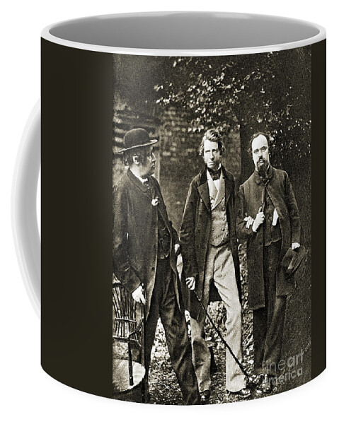 History Coffee Mug featuring the photograph W.b. Scott, John Ruskin, Dante Gabriel by Wellcome Images