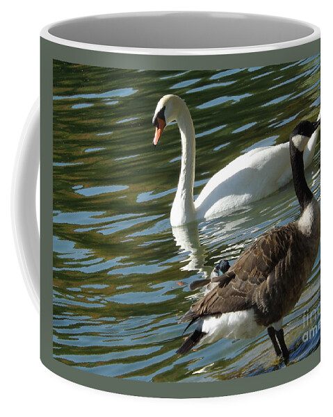 Bird Coffee Mug featuring the photograph We Are Family by Lingfai Leung