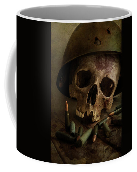 Stilllife Coffee Mug featuring the photograph We were soldiers II by Jaroslaw Blaminsky