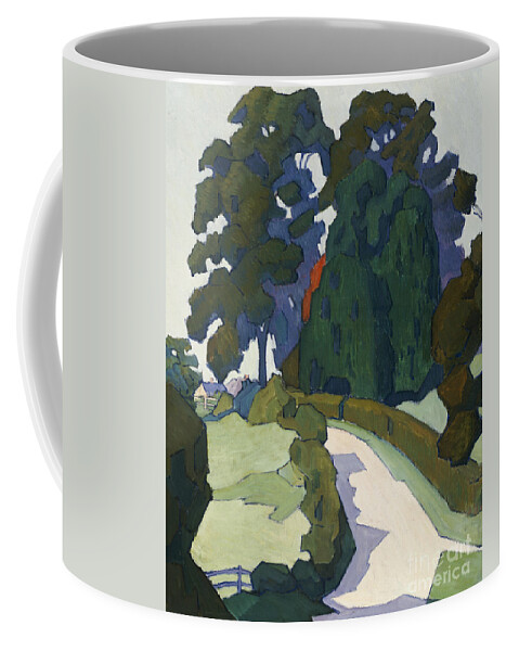Weeping Ash Coffee Mug featuring the painting Weeping Ash, 1923 by Robert Bevan
