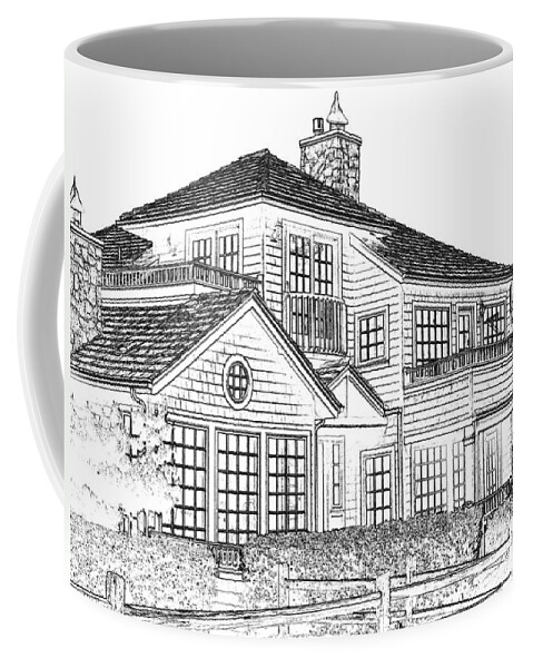Welcome Home Coffee Mug featuring the digital art Welcome Home 1 by Will Borden