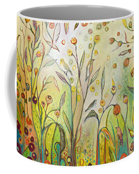Garden Coffee Mug featuring the painting Welcome to My Garden by Jennifer Lommers