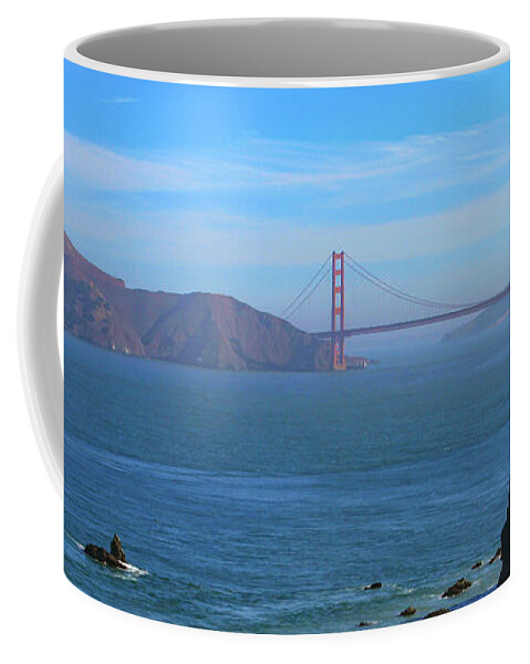 Welcome To The Golden Gate Coffee Mug featuring the photograph Welcome to the Golden Gate by Bonnie Follett