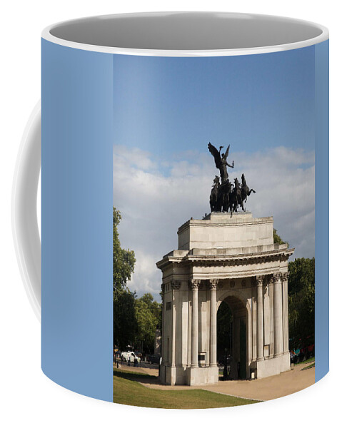 Arches Coffee Mug featuring the photograph Wellington Arch by Christopher Rowlands
