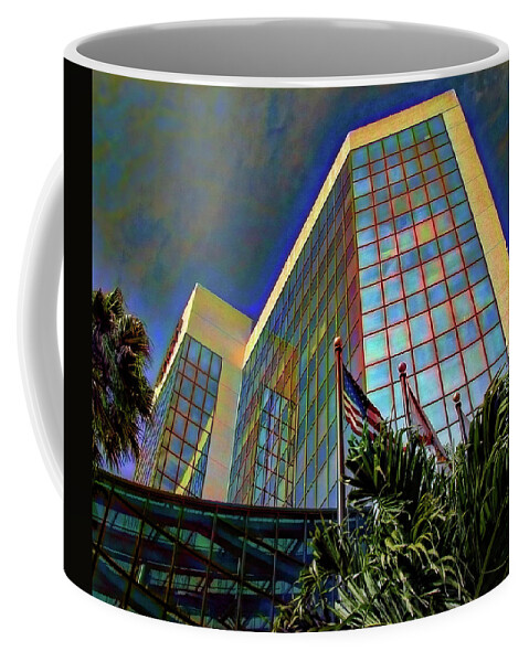 Architecture Coffee Mug featuring the photograph Wells Fargo Building Sarasota by Richard Goldman