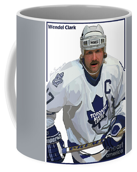 Wendel Clark Toronto Maple Leafs Poster, Canvas, Hockey print, Sport wall  art