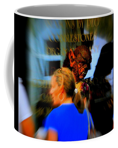 Werewolf Coffee Mug featuring the photograph Werewolf by Larry Ward