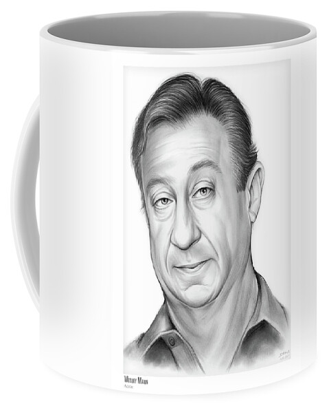 Wesley Mann Coffee Mug featuring the drawing Wesley Mann by Greg Joens