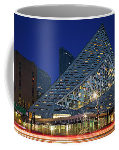 West 57 St Coffee Mug featuring the photograph West 57 St NYC by Susan Candelario