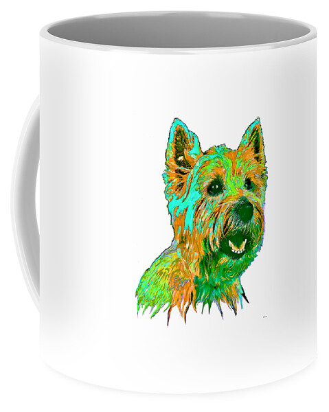 West Highland Terrier Coffee Mug featuring the digital art West Highland Terrier by Marlene Watson