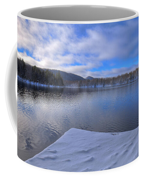 Landscape Coffee Mug featuring the photograph West Lake in November by David Patterson