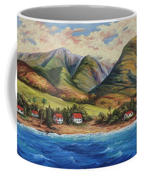 Darice Coffee Mug featuring the painting West Maui Living by Darice Machel McGuire