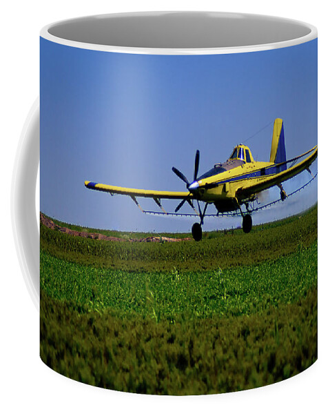 Aircraft Coffee Mug featuring the photograph West Texas Air Force 2 by Adam Reinhart