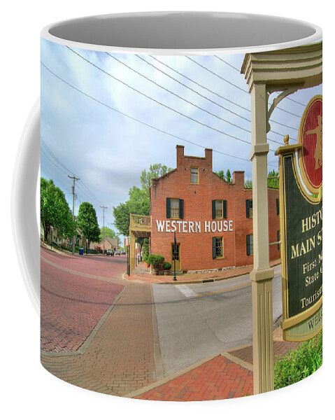 Missouri Coffee Mug featuring the photograph Western House 2 by Steve Stuller